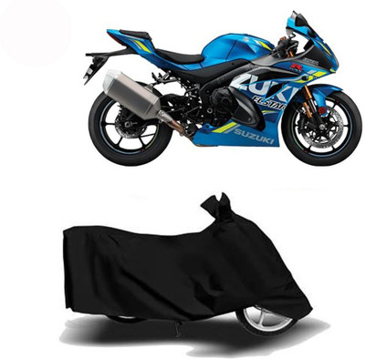 Exciting collections Two Wheeler Cover for Suzuki(GSX R1000, Black)