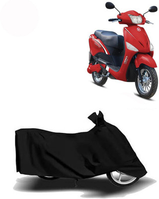 Exciting collections Two Wheeler Cover for Hero(Electric Optima, Black)
