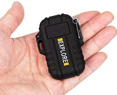 Explorer ™ Thunder Survival Waterproof Flameless Explorer Tesla Coil /Dual Arc/Plasma Lighter This Amazing Spark Will Light Anything You Need To Be Light Within A Second This Lighter Is Waterproof When The Buckle Is Closed With Just One Simple Button You Can Get Access To The Most Amazing And Powerf