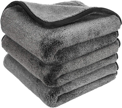 Auto Hub Microfiber Vehicle Washing  Cloth(Pack Of 3, 800 GSM)