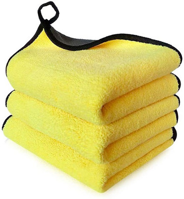 Daily Fest Microfiber Vehicle Washing  Cloth(Pack Of 3)