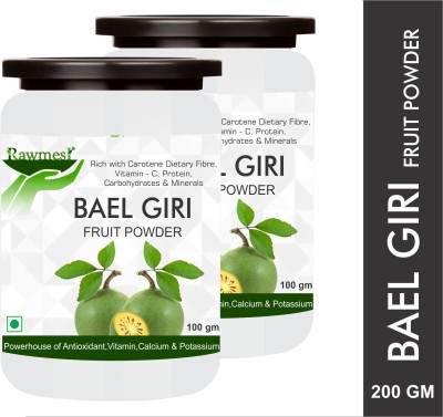 Rawmest Organic Bel Giri Powder Bael Phal Dry, Aegle Marmelos |Good for digestion 200 ML(2 x 100 g)
