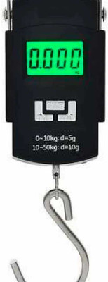 BBT WS Hang 50 kg portable luggage hanging weight machine Weighing Scale(Black)