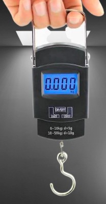 BBT WS/H 50 kg portable luggage hanging weight machine Weighing Scale(Black)