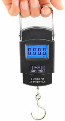 BBT WSHang 50 kg portable luggage hanging weight machine Weighing Scale(Black)