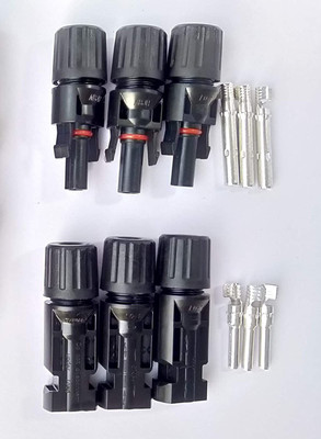 Kenbrook Solar MC4 Connector For Solar Panels Set of 3 Pair MC4 Connector Wire Connector Offers & Cashback