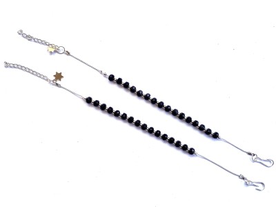 NIKYANKA anklet Alloy Anklet(Pack of 2)