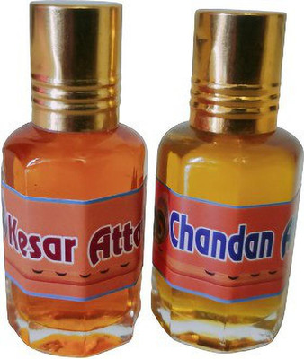 kah attar KESAR & CHANDAN ATTAR 12ML EACH Floral Attar(Natural)