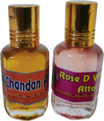 kah attar CHANDAN & ROSE D VENTUS ATTAR 12ML EACH Floral Attar(Natural)