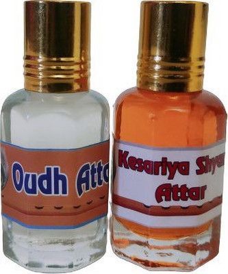 kah attar OUDH & KESARIYA SHYAM ATTAR 12ML EACH Floral Attar(Natural)