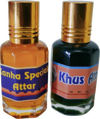 Gladify KANHA SPECIAL & KHUS ATTAR 12ML EACH Floral Attar(Natural)