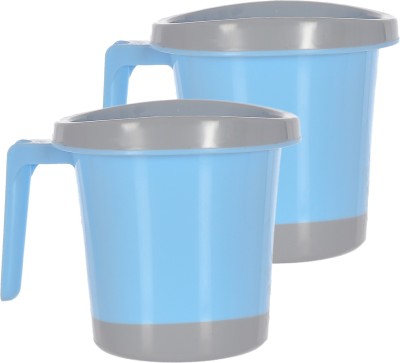 Heart Home Plastic Bath Mug(Blue 1)