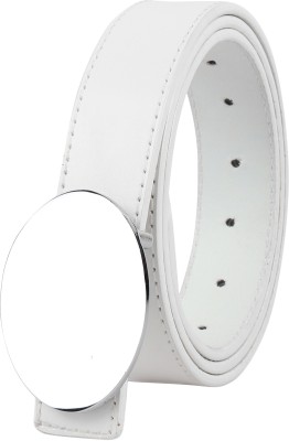 Kastner Women Formal White Artificial Leather Belt