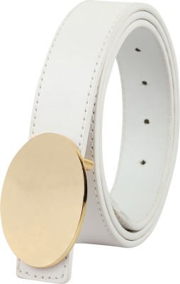 Kastner Women Formal White Artificial Leather Belt