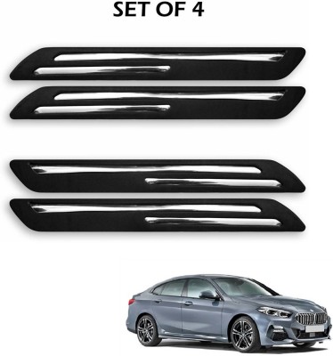 APNEK Stainless Steel, Plastic Car Bumper Guard(Black, Silver, Pack of 4 Bumper Guard, BMW, 2 Series)