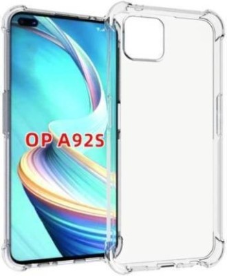 LIKEDESIGN Back Cover for Oppo A92 S(Transparent, Silicon, Pack of: 1)