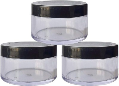 Zenvista Packagings Plastic Utility Container  - 8 ml(Pack of 3, Clear)