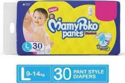 MamyPoko Pants Standard Stylish Diapers - take it now - L (30 Pieces) - L(30 Pieces)