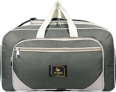TOPMOON FASHION (Expandable) 35 L Hand Duffel Bag - Light Weight Luggage - Black - Regular Capacity Duffel Without Wheels