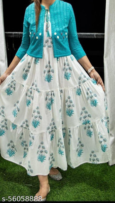 HIMMAT COLLECTION Women Kurta Ethnic Jacket Set