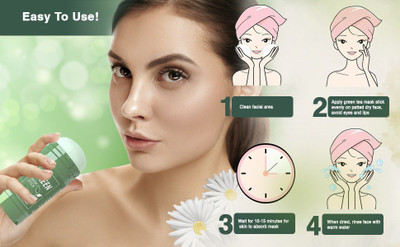 MYEONG GREEN TEA MUD MASK STICK CLAY FACE MASK OIL CONTROL FACE MASK(40 g)