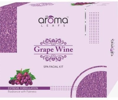 AlAroma Leafs Grape Wine Spa Facial Kit(125 g)