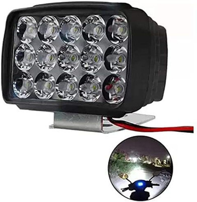 Auto Ryde 15 Led Front LED Indicator Light Fog Lamp Motorbike LED (12 V, 3 W)(Universal For Bike)