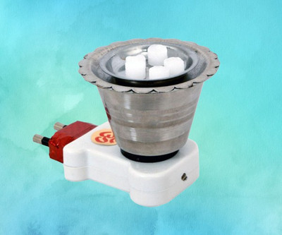 Darshan Sandhya Premium Quality Electric Kapoor Dani/Camphor Diffuser (Pack of 1 Pec) Steel, Plastic Incense Holder(White)