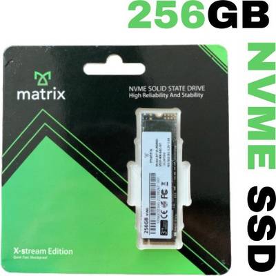 Matrix NVME SOLID STATE DRIVE 256 GB Desktop, Laptop, All in One PC's Internal Solid State Drive (SSD) (XS00NVME256)