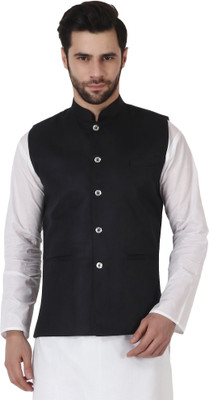 Maleno Sleeveless Solid Men Jacket