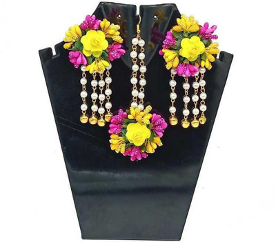 GEODE DELIGHT Fabric, Paper Multicolor Jewellery Set(Pack of 1)