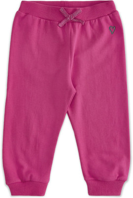 Pantaloons Baby Track Pant For Baby Girls(Pink, Pack of 1)