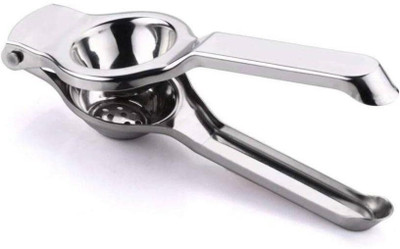 QRIZ Steel Stainless Steel Lemon Squeezer Hand Juicer(Silver)