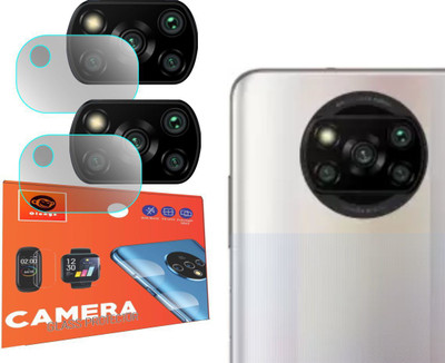 Olonga Back Camera Lens Glass Protector for POCO X3 PRO(Pack of: 2)