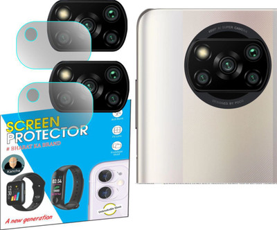 KANCHA Back Camera Lens Glass Protector for POCO X3 PRO(Pack of: 2)