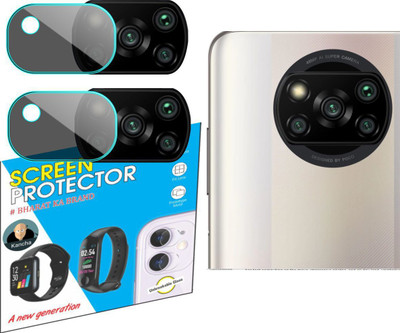 KANCHA Back Camera Lens Glass Protector for POCO X3 PRO(Pack of: 2)
