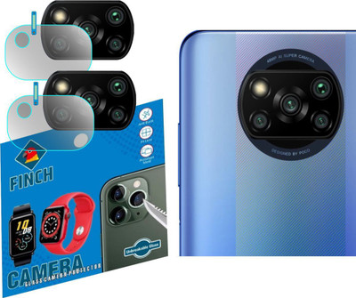 FINCH Back Camera Lens Glass Protector for POCO X3 PRO(Pack of: 2)