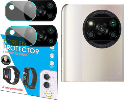 KANCHA Back Camera Lens Glass Protector for POCO X3 PRO(Pack of: 2)