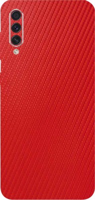 LAMHA SAMSUNG Galaxy A50s Mobile Skin(Ultra Super Red Carbon Fiber With High Matte Finish.)