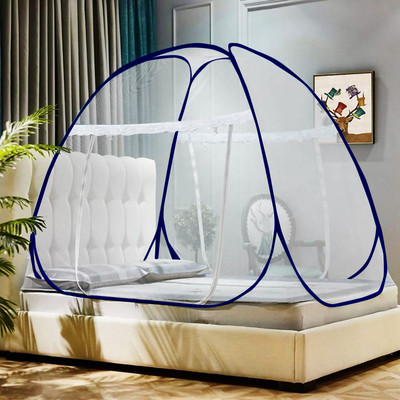 SIFRA Polyester Adults Washable Blue_MS_311 Mosquito Net(Blue, Tent)