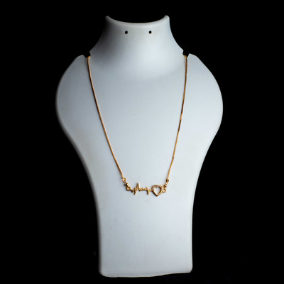 JWEL STORE Exclusive Micro Rose Gold Plated Diamond Gold-plated Plated Alloy Chain