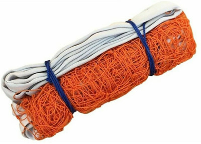 radion RVN volleyball nylon net 2.2mm orange colour Volleyball Net(Orange)