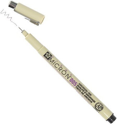 SAKURA Pigma Micron Black Open Stock 005 (0.20mm) Fineliner Pen(Ink Color - Black)
