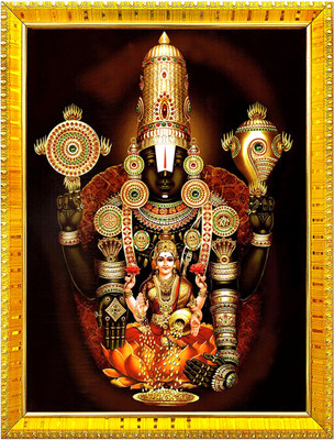 Zig Zag Lakshmi with venkateshwara Swamy Religious Frame