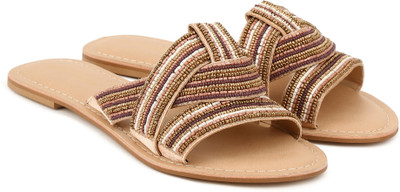 Marie Claire SENTA MULE Women Flats(Multicolor , 4)