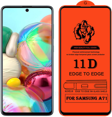 Hrb Production Edge To Edge Tempered Glass for Samsung Galaxy A71(Pack of 1)