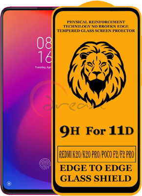 Dream Edge To Edge Tempered Glass for Redmi Mi K20, Redmi Mi K20 Pro, Xiaomi Poco F2, Xiaomi Poco F2 Pro(Pack of 1)