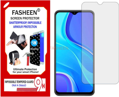 Fasheen Tempered Glass Guard for XIAOMI REDMI 9 PRIME (Flexible Shatterproof)(Pack of 1)