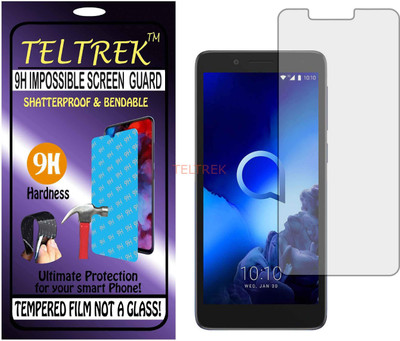 TELTREK Tempered Glass Guard for ALCATEL 1C 2019 (Flexible Shatterproof)(Pack of 1)