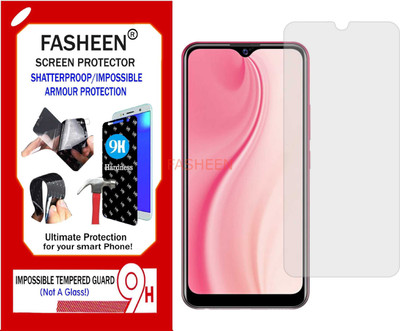 Fasheen Tempered Glass Guard for VIVO Y3S 1901A (Flexible Shatterproof)(Pack of 1)
